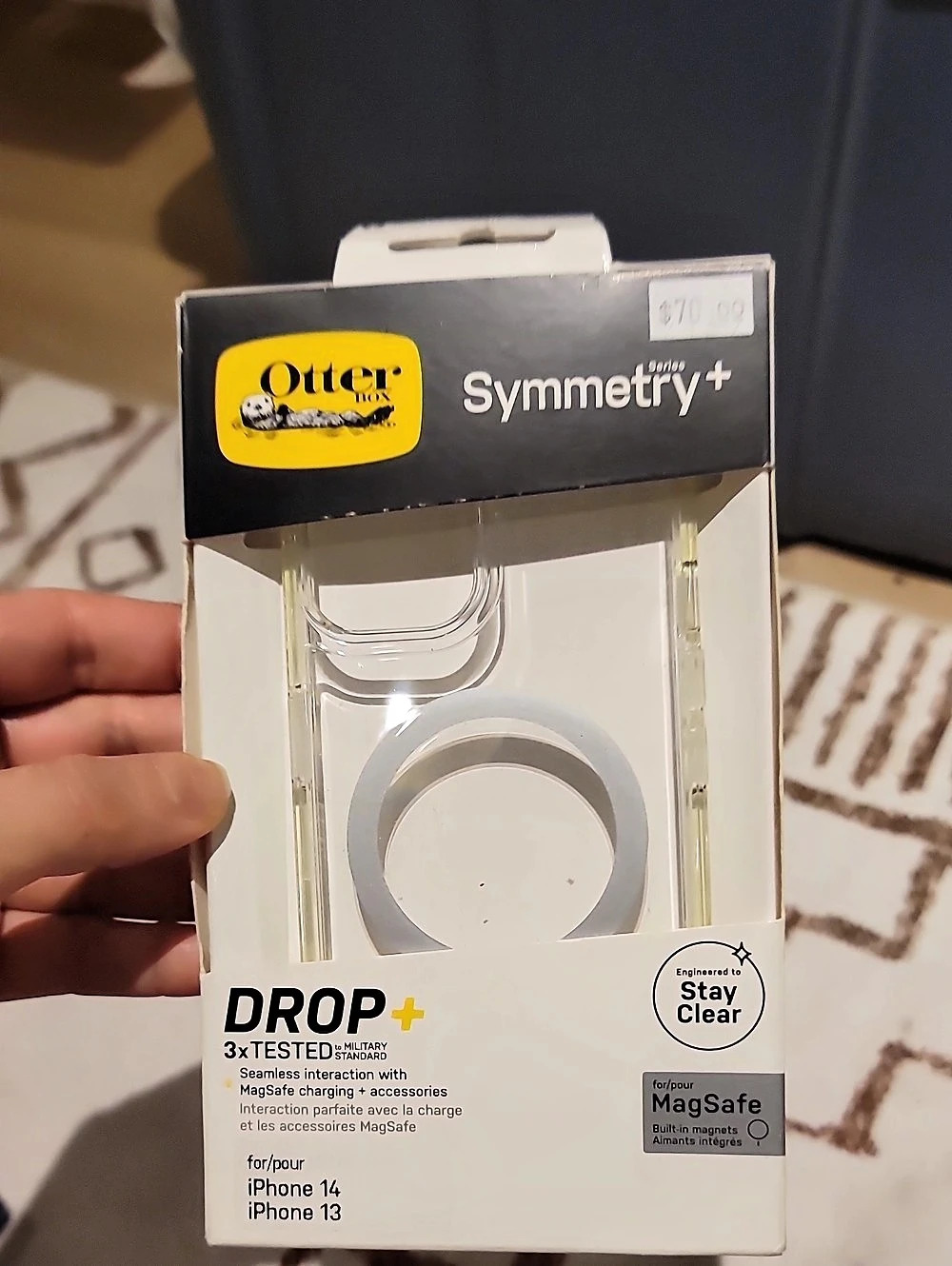 OtterBox Symmetry+ DROP+ + Clear MagSafe Case for iPhone 13/14 NWT